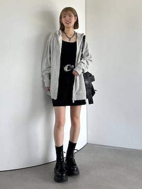 「PAGEBOY（ページボーイ）のアイテム」を使った、サエさん（レディース・159cm）の夏コーディネート