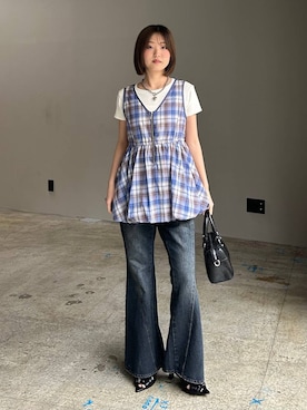 サエさん（レディース・159cm）の春コーディネート