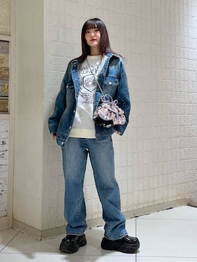 サエさん（レディース・159cm）の冬コーディネート