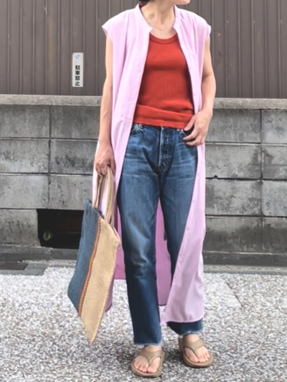 パンツ S cutting denim 1 the red thread THEREDTHREAD / ザレッドスレッド】S cutting denim 3 lace