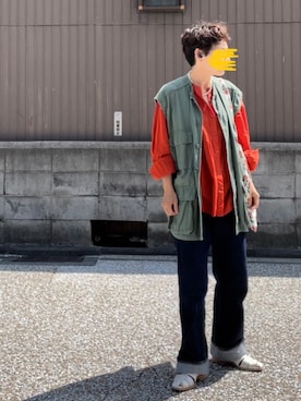 「chocolates（チョコラテス）のアイテム」を使った、MAKIさん（レディース・155cm）の秋コーディネート