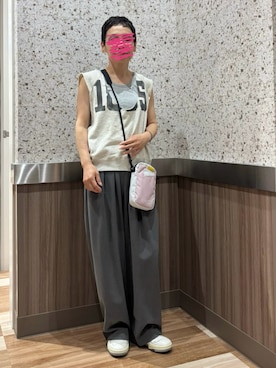 「アイテム（シューズ）」を使った、MAKIさん（レディース・154cm・40代）の夏コーディネート