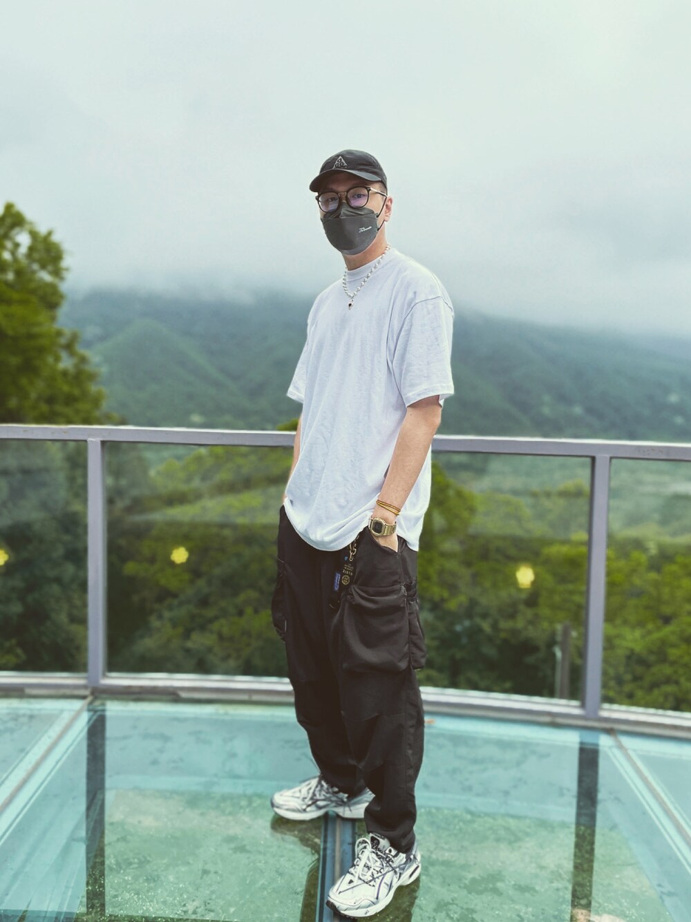 「asics、NIKE、NIKEACG、asicsxanderssonbell、ootd、ootdfashion、ootdtw、outfit」｜「NIKEのアイテム（キャップ、ブラック系）」を使った、Andrewさん（メンズ・185cm）の秋コーディネートの1枚目の写真