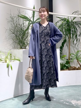 「andemiu」｜「アイテム（その他アウター）」を使った、nabeさん（レディース・160cm）の秋コーディネート