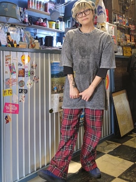 「アイテム（ハンチング/ベレー帽）」を使った、kokkoさん（レディース・159cm）の秋コーディネート