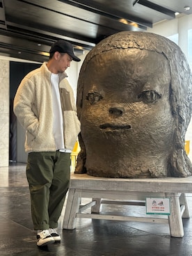 「HINSON（ヒンソン）のアイテム」を使った、阿傑さん（メンズ・173cm）の冬コーディネート