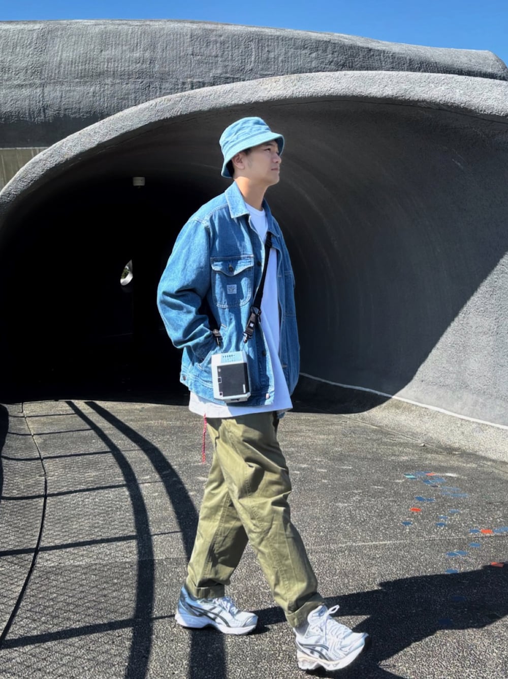 DESCENDANT デニムジャケット フード付き Acne Studios - フード付きデニムジャケット - ミッドブルー