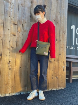 「A Day in the Life （アデイインザライフ）のアイテム」を使った、YUKKOさん（レディース・158cm）の秋コーディネート