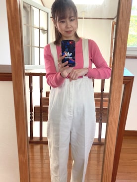 「Discoat」｜「アイテム（オールインワン・サロペット）」を使った、ちぃ。 さん（レディース・156cm）の春コーディネート