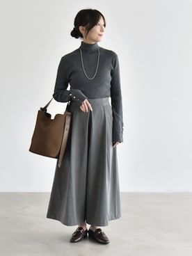 穂坂さん(レディース・156cm)の秋コーディネート