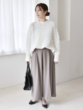 穂坂さん（レディース・156cm）の冬コーディネート