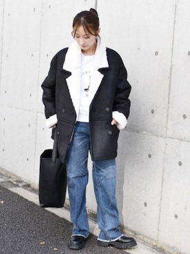 穂坂さん（レディース・156cm）の秋コーディネート