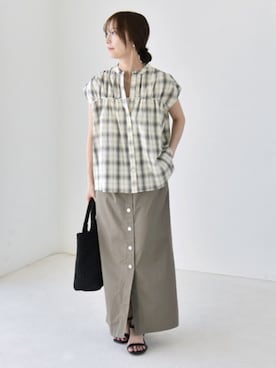 穂坂さん(レディース・156cm)の春コーディネート