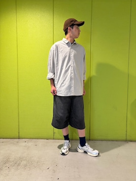 「ハーフパンツ」｜わたくんさん（メンズ・180cm）の秋コーディネート