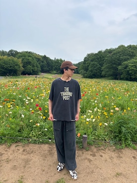 「CIAOPANIC TYPY（チャオパニックティピー）のアイテム」を使った、わたくんさん（メンズ・180cm）の夏コーディネート