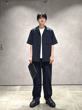 「SHIPS（シップス）のアイテム」を使った、山田さん（メンズ・162cm）の夏コーディネート