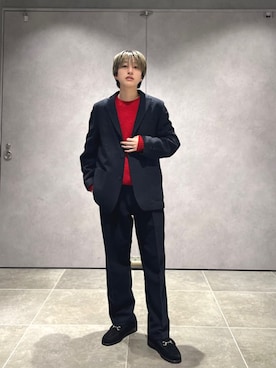 「SHIPS（シップス）のアイテム」を使った、山田さん（メンズ・162cm）の秋コーディネート