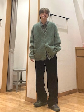 「TOWNCRAFT（タウンクラフト）のアイテム」を使った、山田さん（メンズ・162cm）の秋コーディネート
