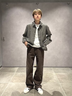 「SHIPS（シップス）のアイテム」を使った、山田さん（メンズ・162cm）の夏コーディネート