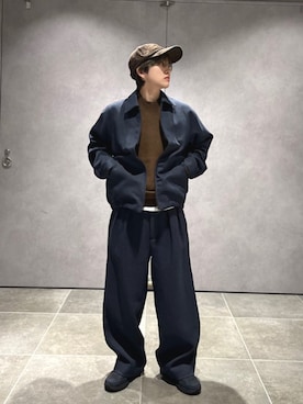 「SHIPS（シップス）のアイテム」を使った、山田さん（メンズ・162cm）の秋コーディネート