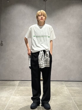 「SHIPS（シップス）のアイテム」を使った、山田さん（メンズ・162cm）の夏コーディネート