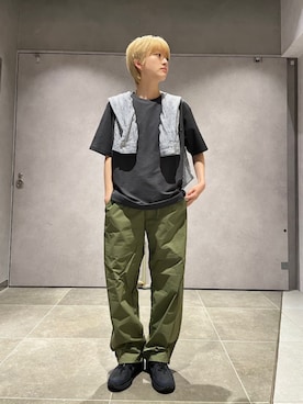 「SHIPS（シップス）のアイテム」を使った、山田さん（メンズ・162cm）の夏コーディネート