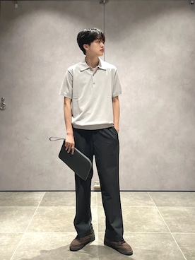 「SHIPS（シップス）のアイテム」を使った、山田さん（メンズ・162cm）の夏コーディネート