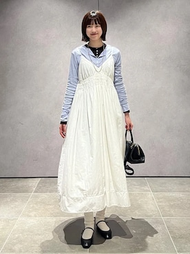 「カットソー」｜kokoroさん（レディース・169cm）の夏コーディネート
