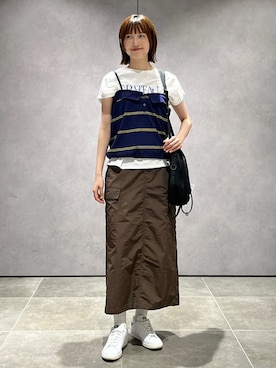 「SHIPS（シップス）のアイテム」を使った、kokoroさん（レディース・169cm）の夏コーディネート