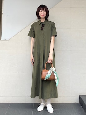 「アイテム（バンダナ/スカーフ）」を使った、kokoroさん（レディース・169cm）の夏コーディネート