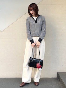 「アイテム（財布）」を使った、kokoroさん（レディース・169cm）の秋コーディネート