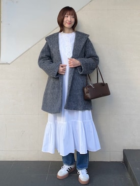 「SHIPS」｜「アイテム（ワンピース/ドレス）」を使った、kokoroさん（レディース・169cm）の冬コーディネート