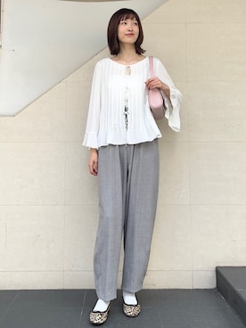 「アイテム（インナーウェア/肌着）」を使った、kokoroさん（レディース・169cm）の秋コーディネート