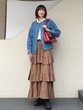 「アイテム（財布）」を使った、kokoroさん（レディース・169cm）の夏コーディネート
