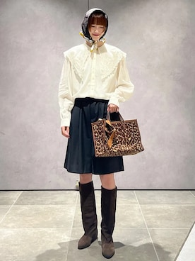 「SHIPS（シップス）のアイテム（その他パンツ）」を使った、kokoroさん（レディース・169cm）の秋コーディネート