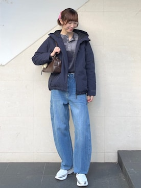 「シップス」｜「アイテム（ブルゾン）」を使った、kokoroさん（レディース・169cm）の秋コーディネート