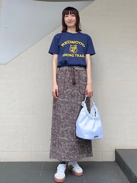 「SHIPS any（シップス エニィ）のアイテム」を使った、kokoroさん（レディース・169cm）の夏コーディネート
