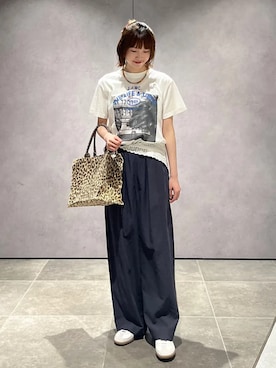 「BINDU（ビンドゥー）のアイテム」を使った、kokoroさん（レディース・169cm）の夏コーディネート
