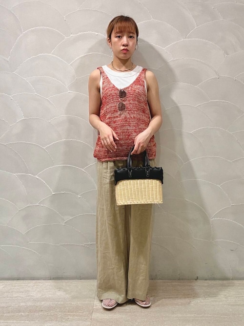 メッシュフラットシューズ