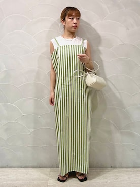 「アイテム（ワンピース/ドレス、その他）」を使った、ayane nishiさん（レディース・155cm）の夏コーディネート