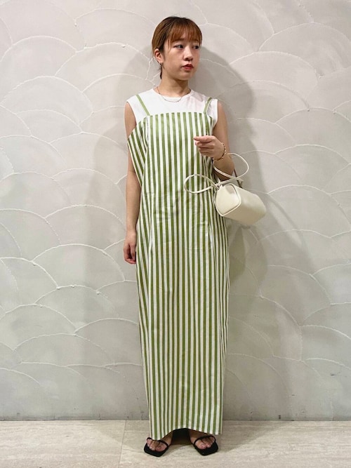 new basic　ドライツイストノースリーブカットソー