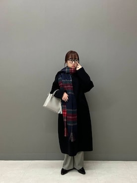 「アイテム（その他シューズ）」を使った、ayane nishiさん（レディース・155cm）の冬コーディネート