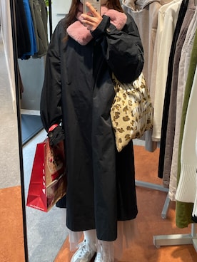 「WHIMSIC（ウィムジック）のアイテム（ジャケット/アウター）」を使った、mariさん（レディース・159cm）の冬コーディネート