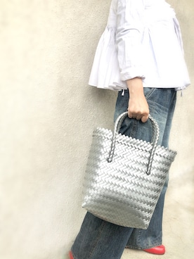 「KAroba（カロバ）のアイテム（バッグ、シルバー系）」を使った、KArobaさんの春コーディネート