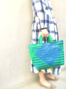 「KAroba（カロバ）のアイテム（バッグ、その他）」を使った、KArobaさんの春コーディネート