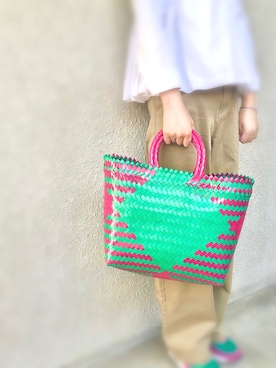 「KAroba（カロバ）のアイテム（バッグ、その他）」を使った、KArobaさんの春コーディネート