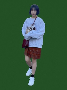 「SCULPTOR（スカルプター）のアイテム」を使った、115さん（レディース・162cm）の秋コーディネート