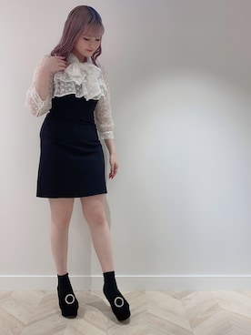 「ミニワンピ」｜Naomi🤍さん（レディース・152cm）の夏コーディネート