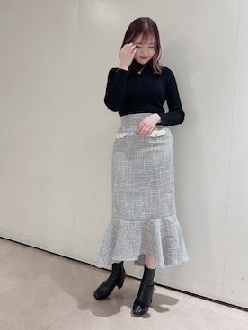 「DIANA」｜「アイテム（ブーツ）」を使った、Naomi🤍さん（レディース・152cm）の秋コーディネート
