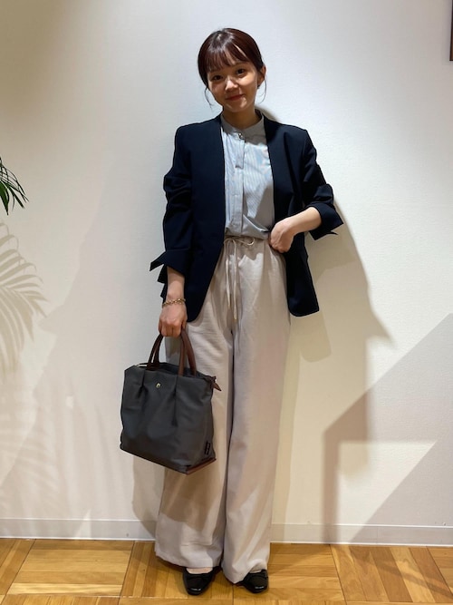 UV対応】【リネンライク・シリーズ】ノーラペルジャケット/通勤